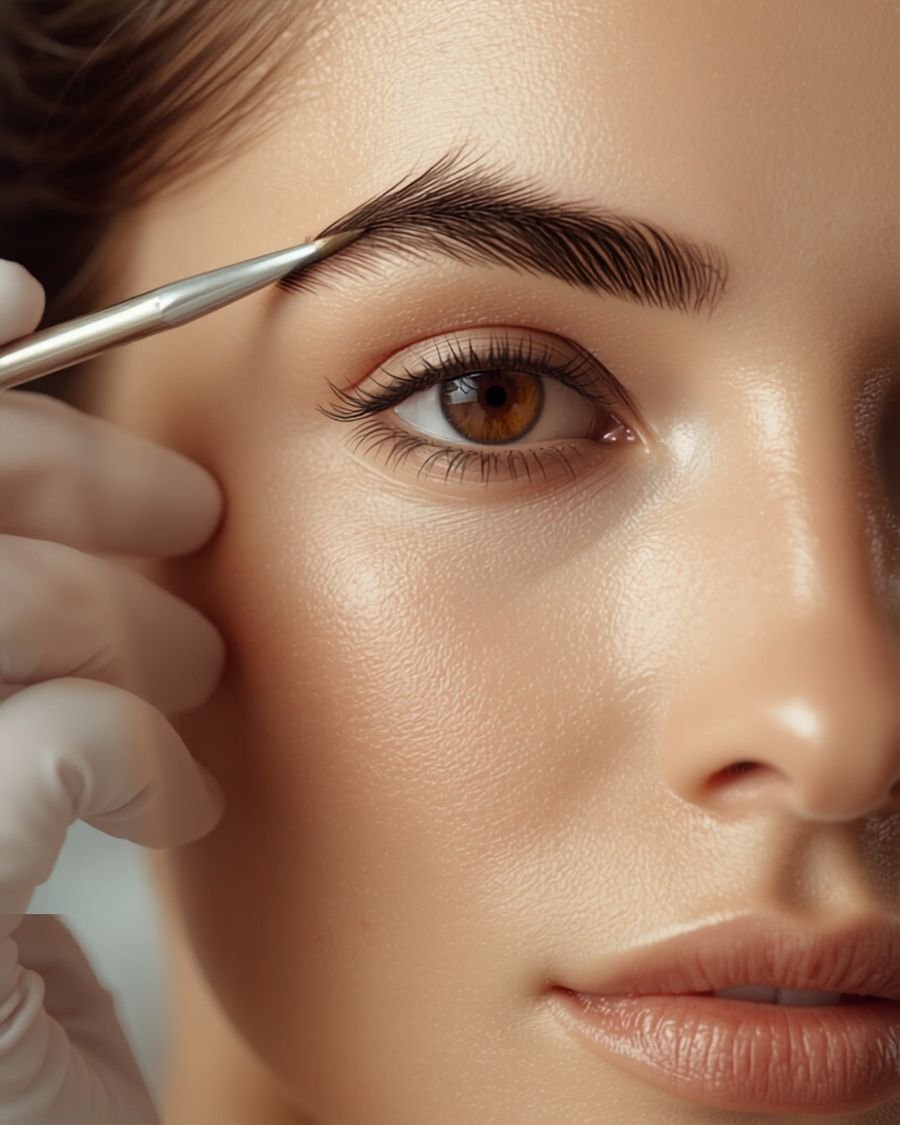 Diseño de cejas en henna en Bogotá para una mirada marcada y natural