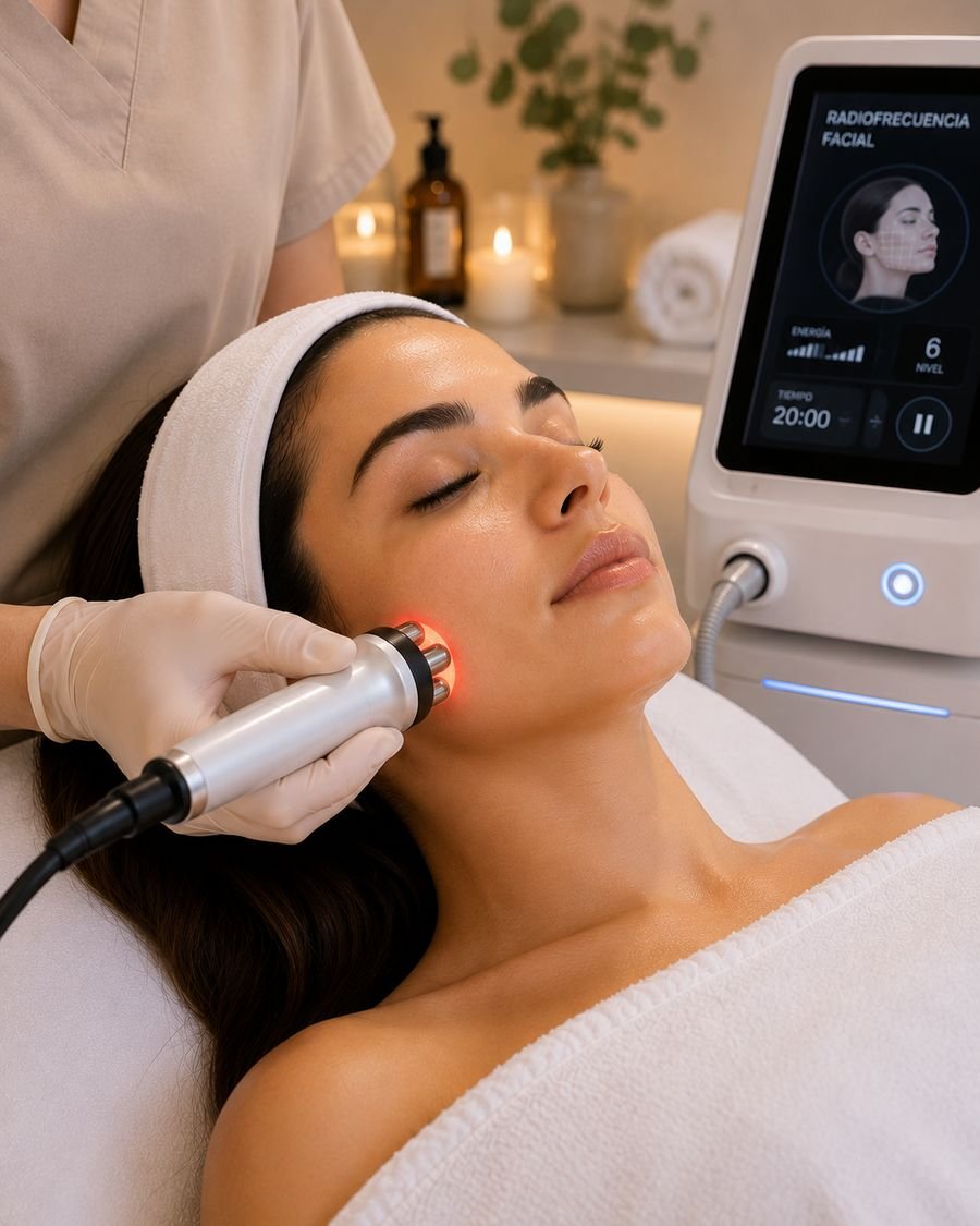 Radiofrecuencia facial en Bogotá para tensar y redefinir sin cirugía